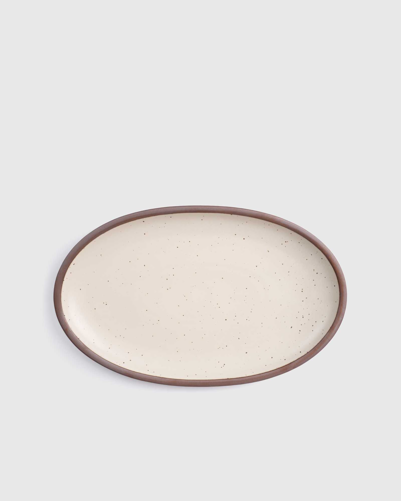 panna-cotta Oval Serving Platter by East Fork