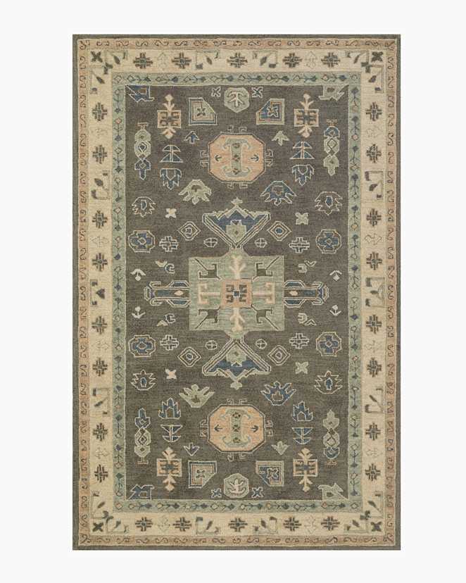 Green Callum Wool Rug
