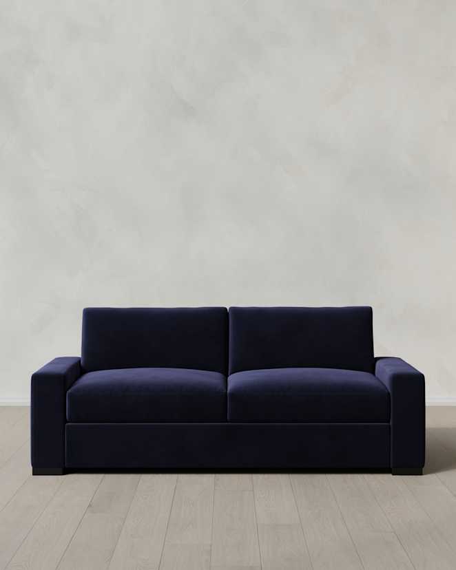 Midnight Stillman Sleeper Sofa in Performance Velvet
