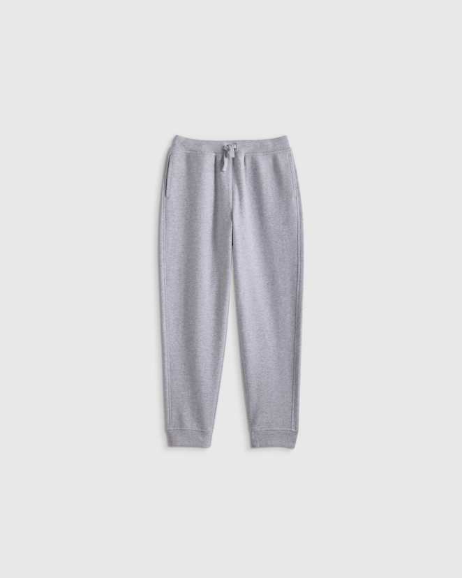 Heather Grey Organic Cotton French Terry Joggers