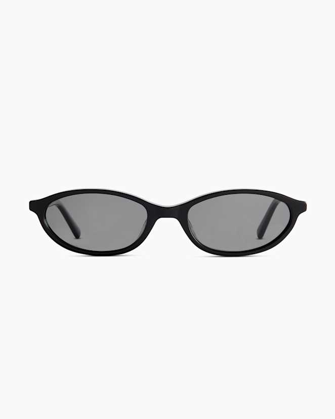 Black with Grey lens Amalfi Polarized Acetate Sunglasses