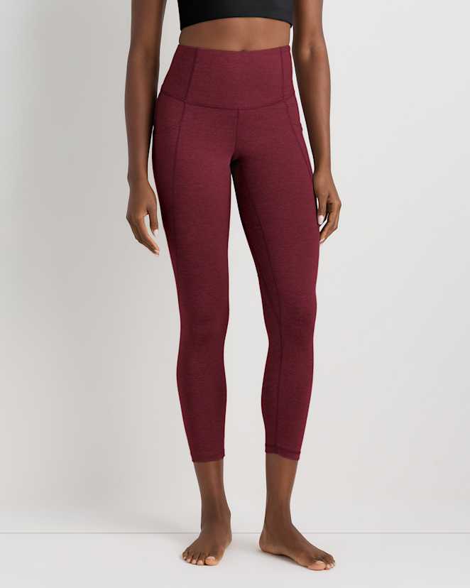 Heather Merlot Ultra-Soft High-Rise Pocket Legging