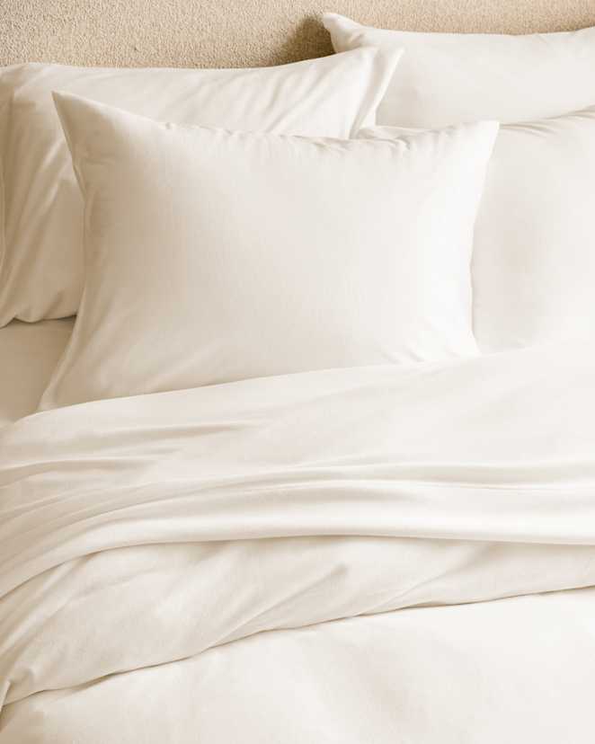 Natural Organic Jersey Sham Set