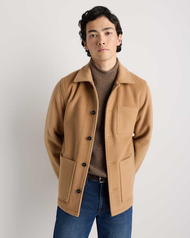 Caramel Wool Cashmere Chore Jacket