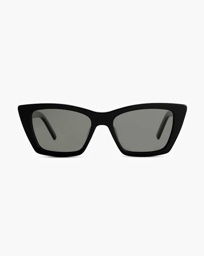 Black with Grey lens Lagos Polarized Acetate Sunglasses
