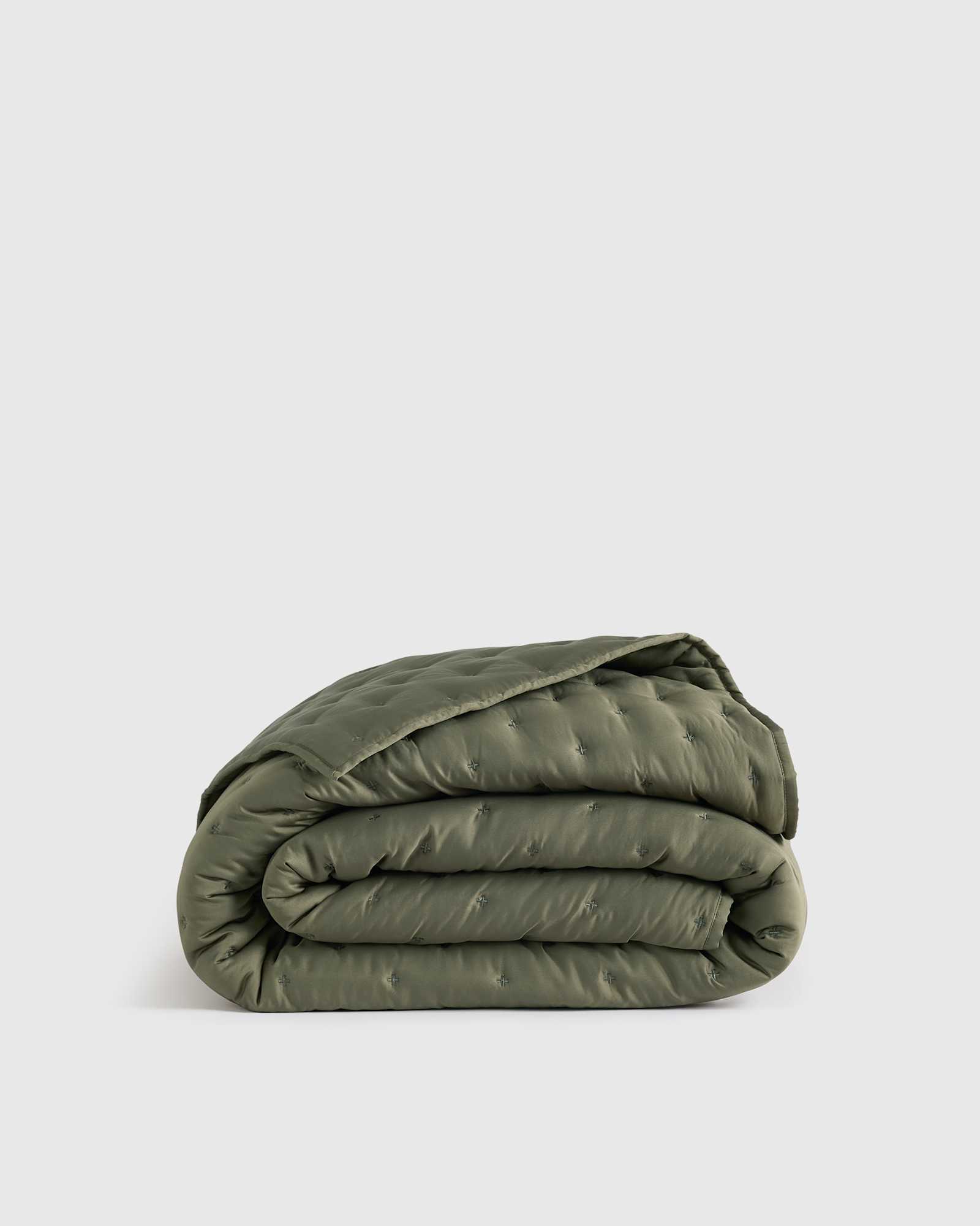 Dusty Olive Bamboo Dream Quilt