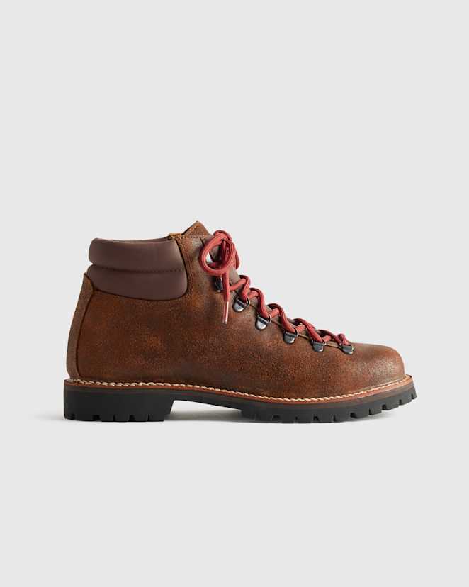 Burnt Timber Crafted Leather Waterproof Hiking Boot