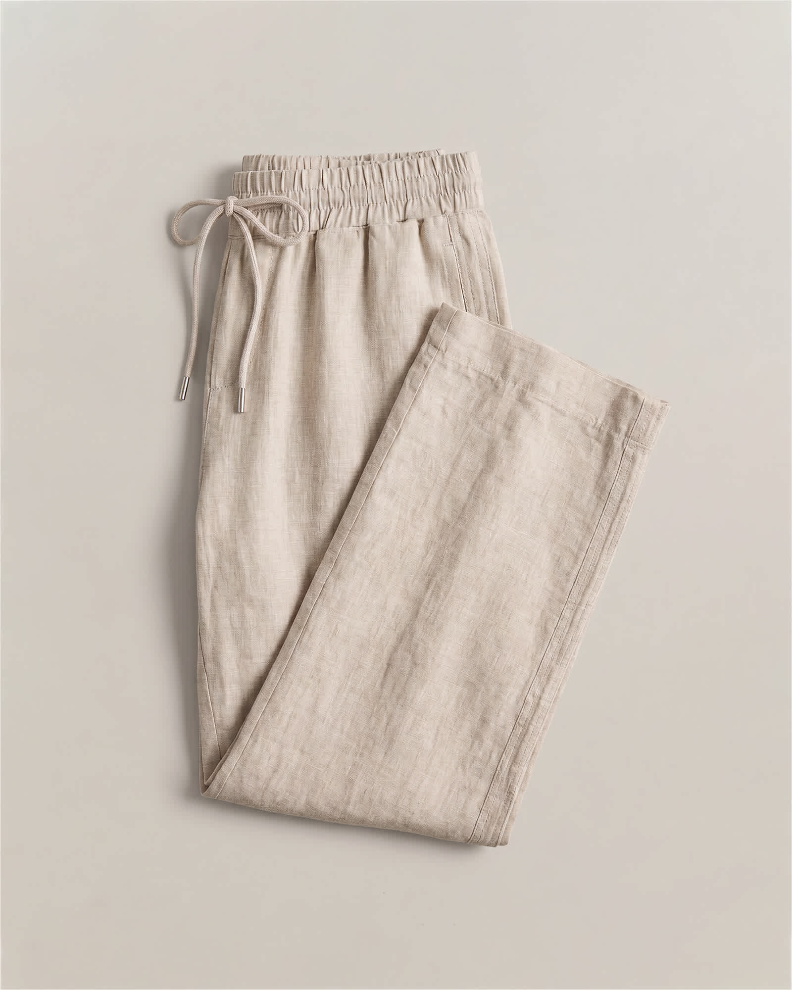 Flax 100% European Linen Wide Leg Pants