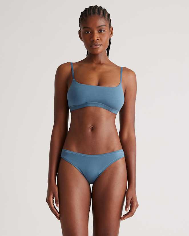 Ocean Organic Cotton Scoop Bralette (2-pack)