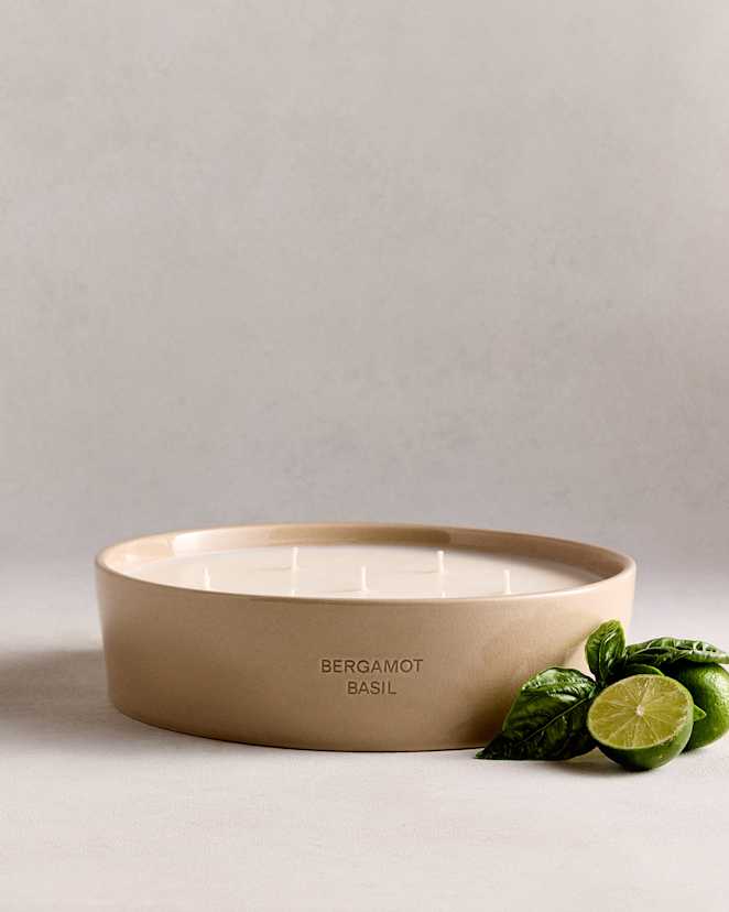 Bergamot Basil 7-Wick Luxury Candle