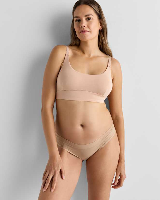 Sand Second Skin Maternity Thong (6-pack)