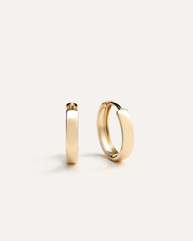 Yellow Gold 14K Gold Bold Hoops