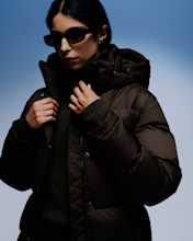 Women's Heavyweight Down Long Jacket - Brown