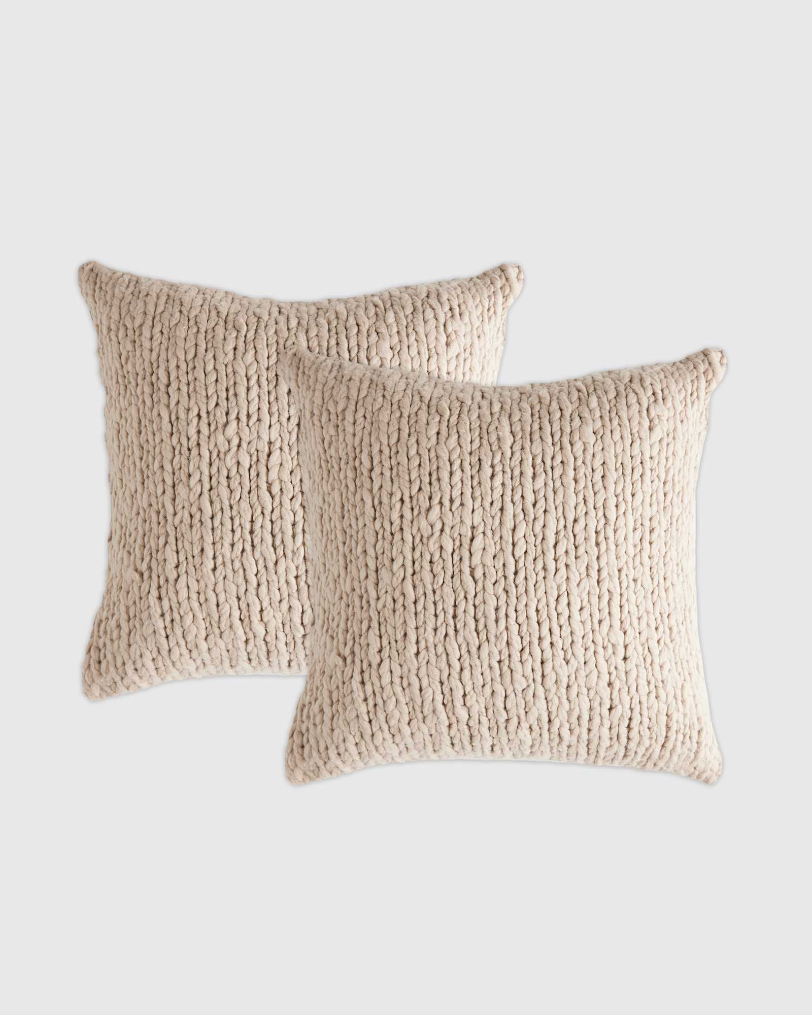 chunky wool pillow cover 2 2