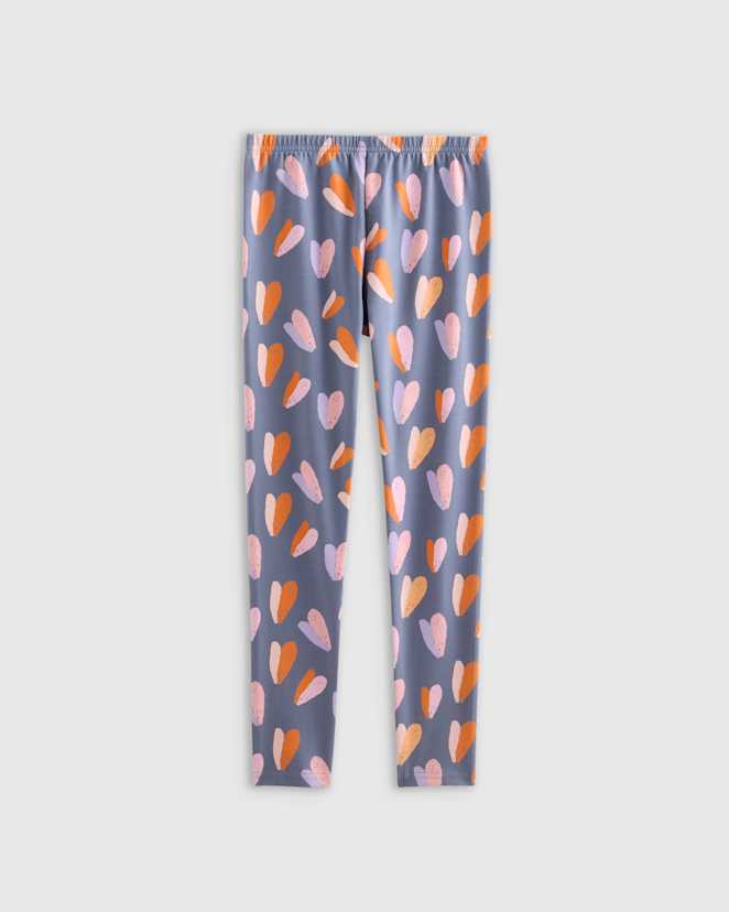 Multi Hearts Organic Cotton Leggings