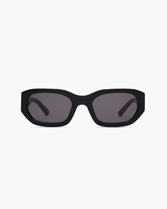 Black with Grey lens Brisbane Polarized Acetate Sunglasses