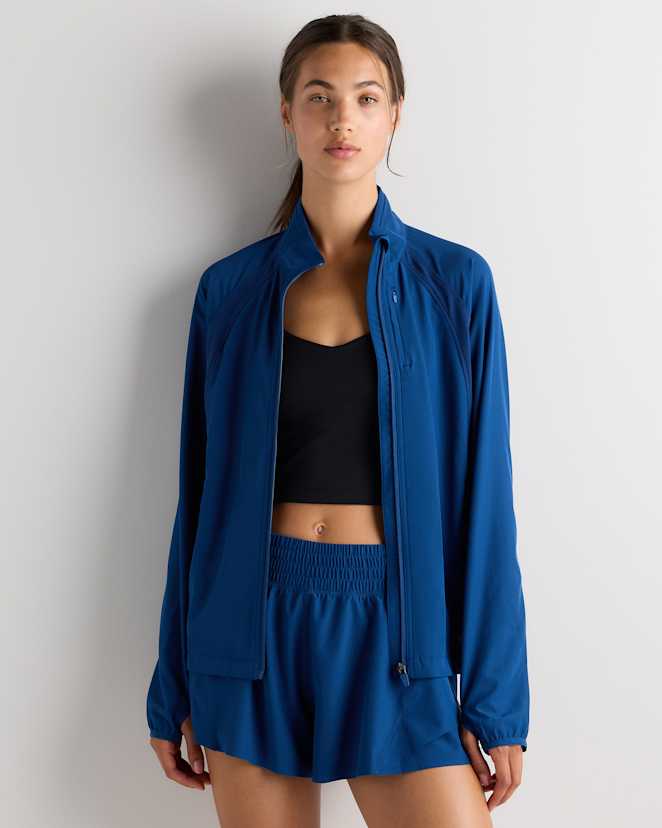 Royal Blue Race Day Full-Zip Jacket