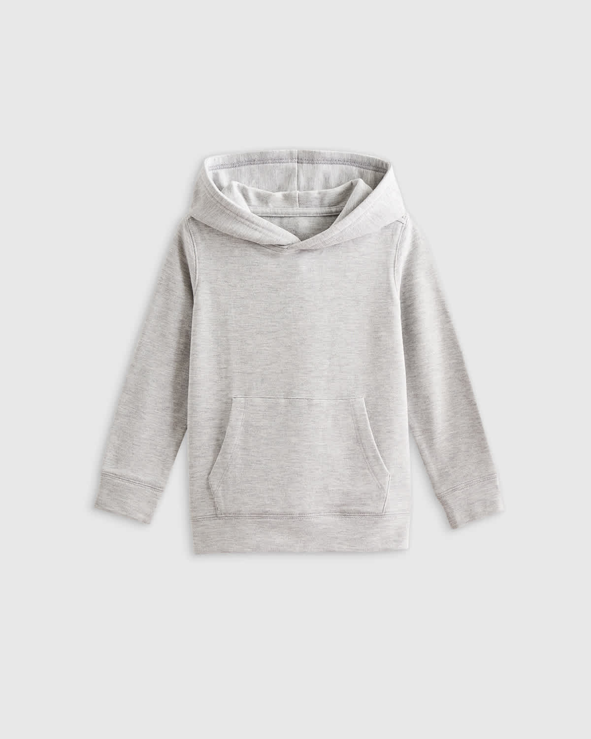 heather-grey SuperSoft Fleece Pullover Hoodie