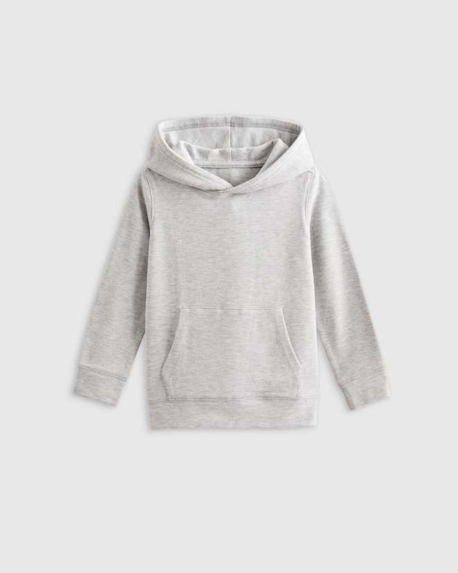 Heather Grey SuperSoft Fleece Pullover Hoodie
