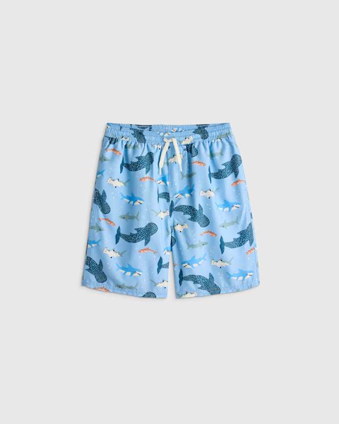 Blue Sharks Swim Trunk