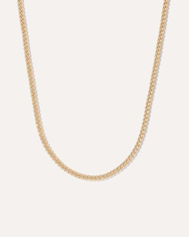 Gold Vermeil Cuban Curb Chain Necklace