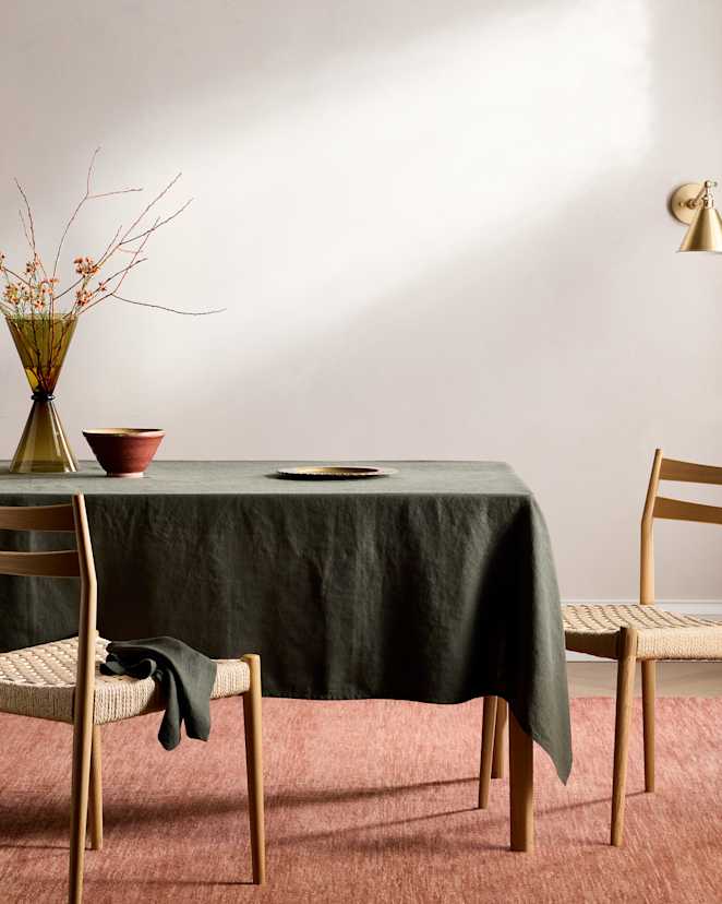 Pine European Linen Tablecloth