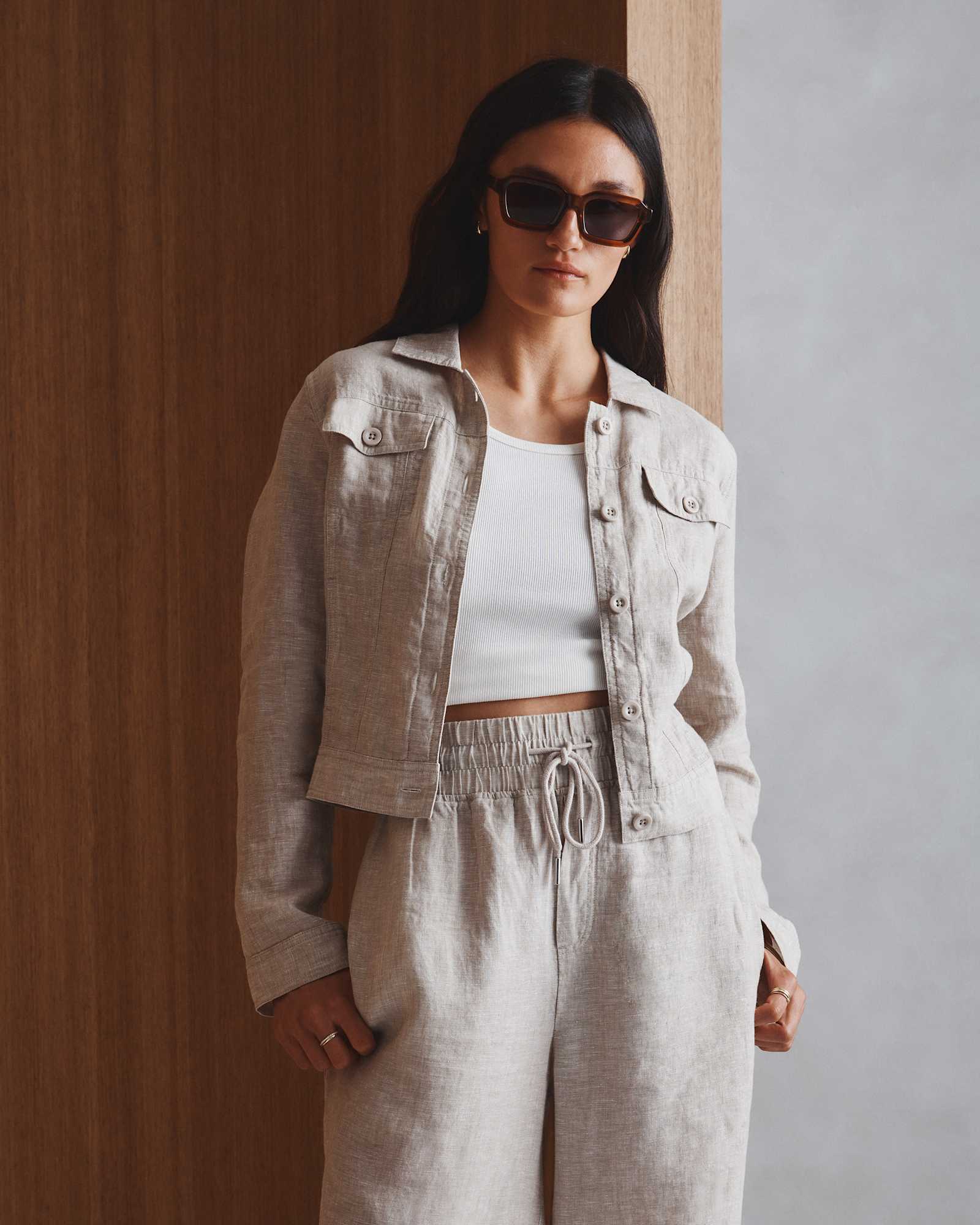 Flax 100% European Linen Jacket