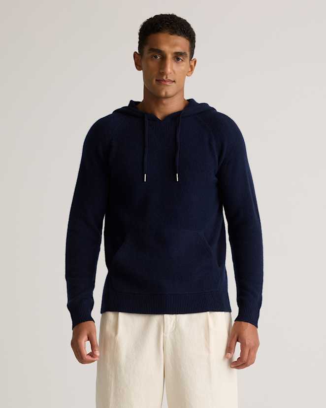 M-SWT-60-TNVY 1474 EDITED 1 True Navy Mongolian Cashmere Pullover Hoodie