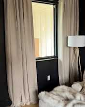 European Linen Room Darkening Curtain Flax 4x5 thumbnail