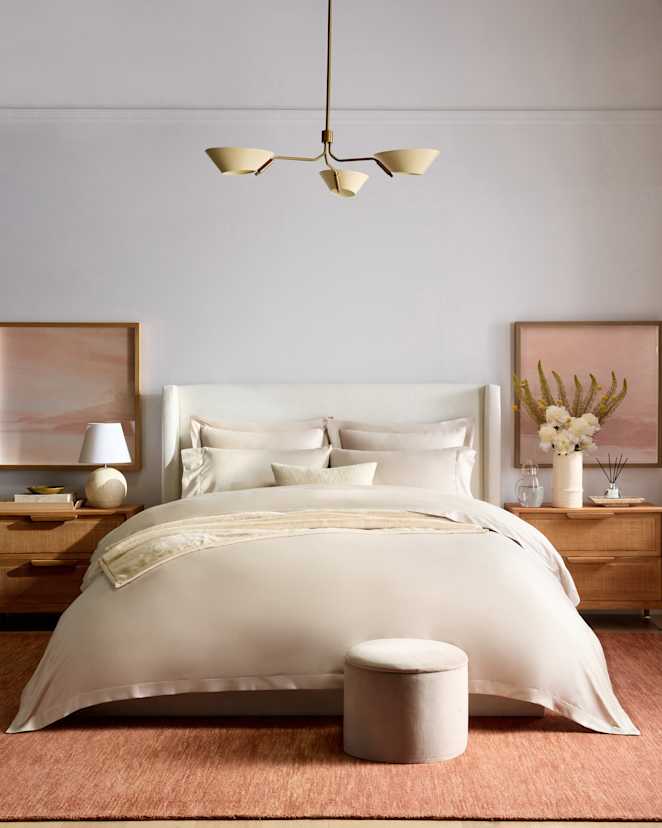 Sand Signature Giza Cotton Sateen Duvet Cover Set