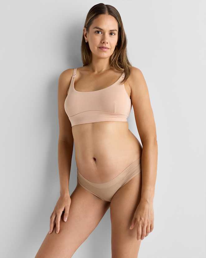 Warm Sand Micromodal Nursing Bra (2-pack)