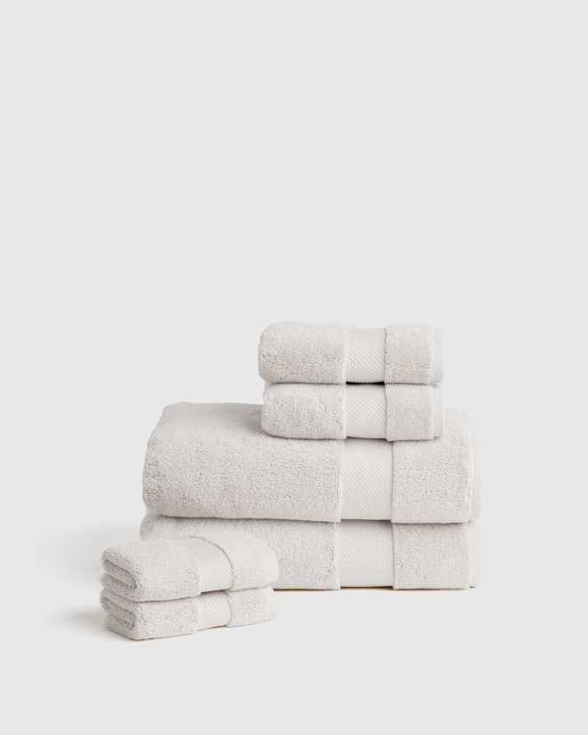 Silver Turkish Ultra Plush Bath Towel Bundle