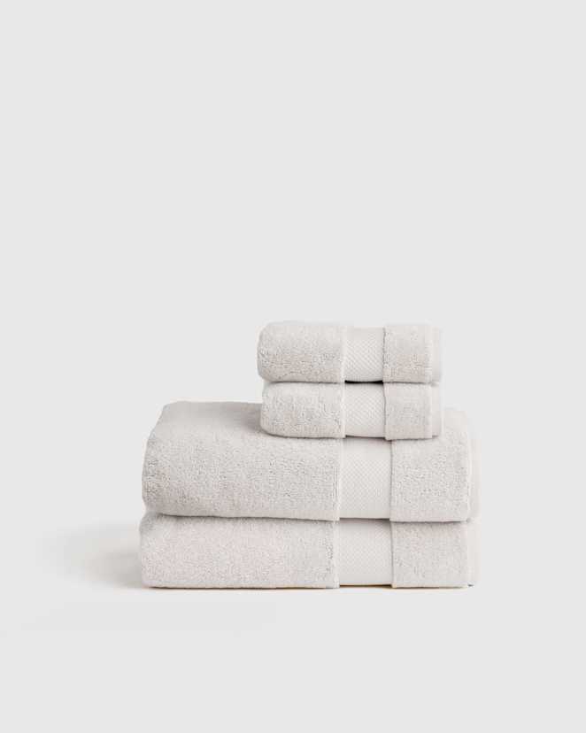 Silver Turkish Ultra Plush Bath Towel Bundle
