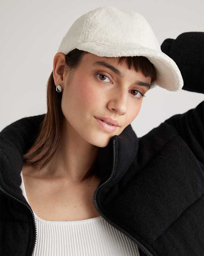 Ivory Sherpa Baseball Cap