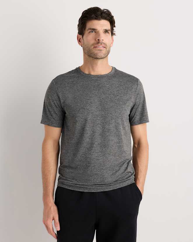 Charcoal Flowknit Breeze Performance Tee