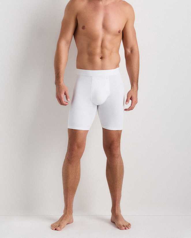 Classic White Organic Cotton 6'' Boxer Brief (3-pack)