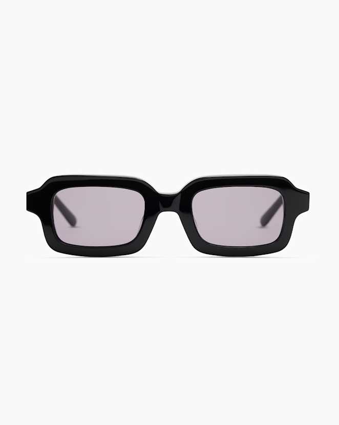 Black with Grey lens Fiji Polarized Acetate Sunglasses