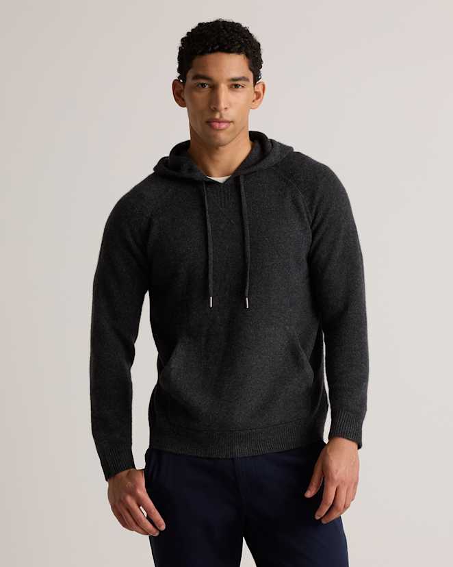 M-JKT-1-CHAR-45936 EDITED 1 Charcoal Mongolian Cashmere Pullover Hoodie