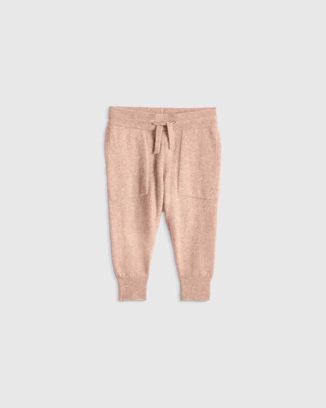 Oatmeal Washable Cashmere Jogger
