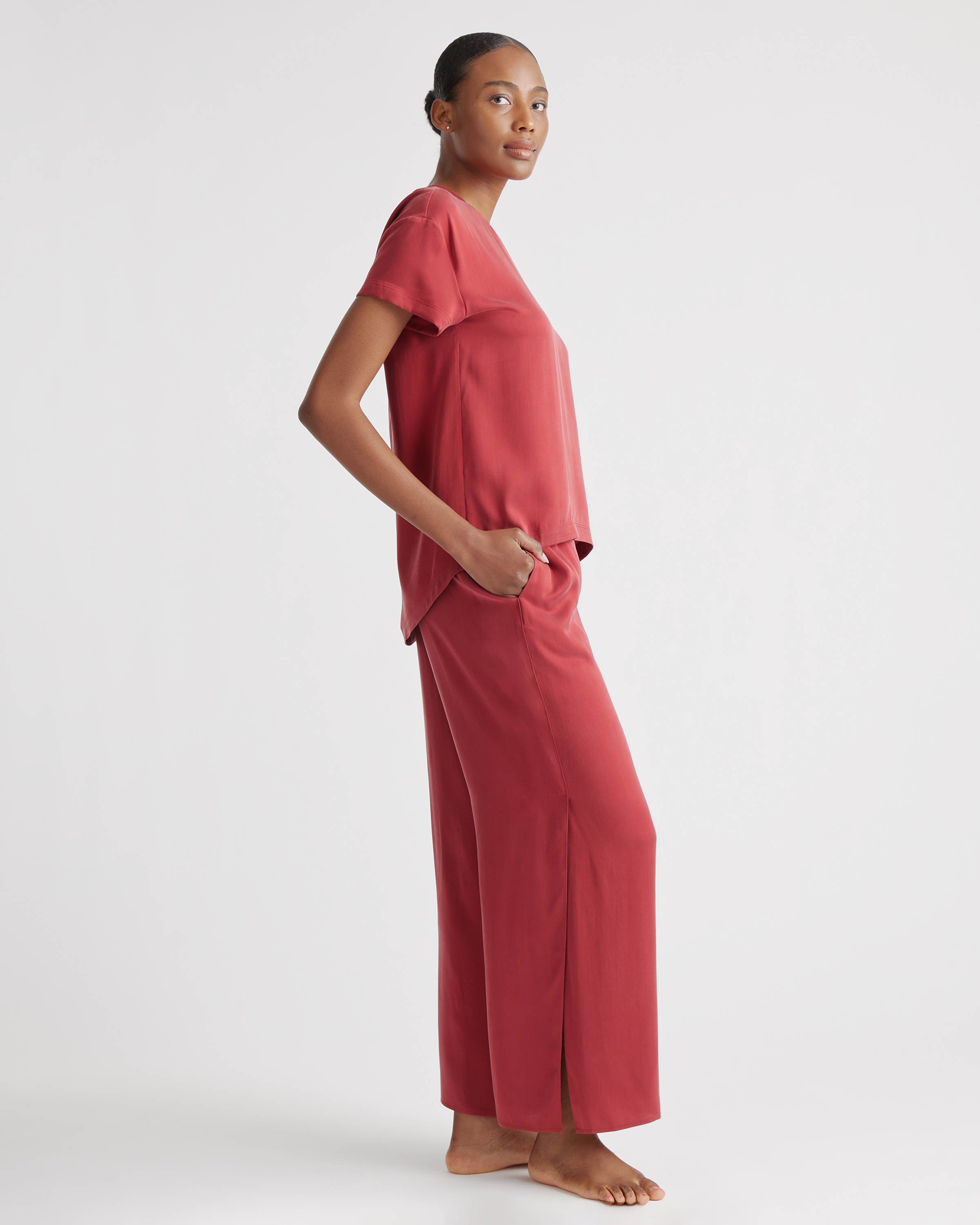 100% Washable Silk Pajama Tee