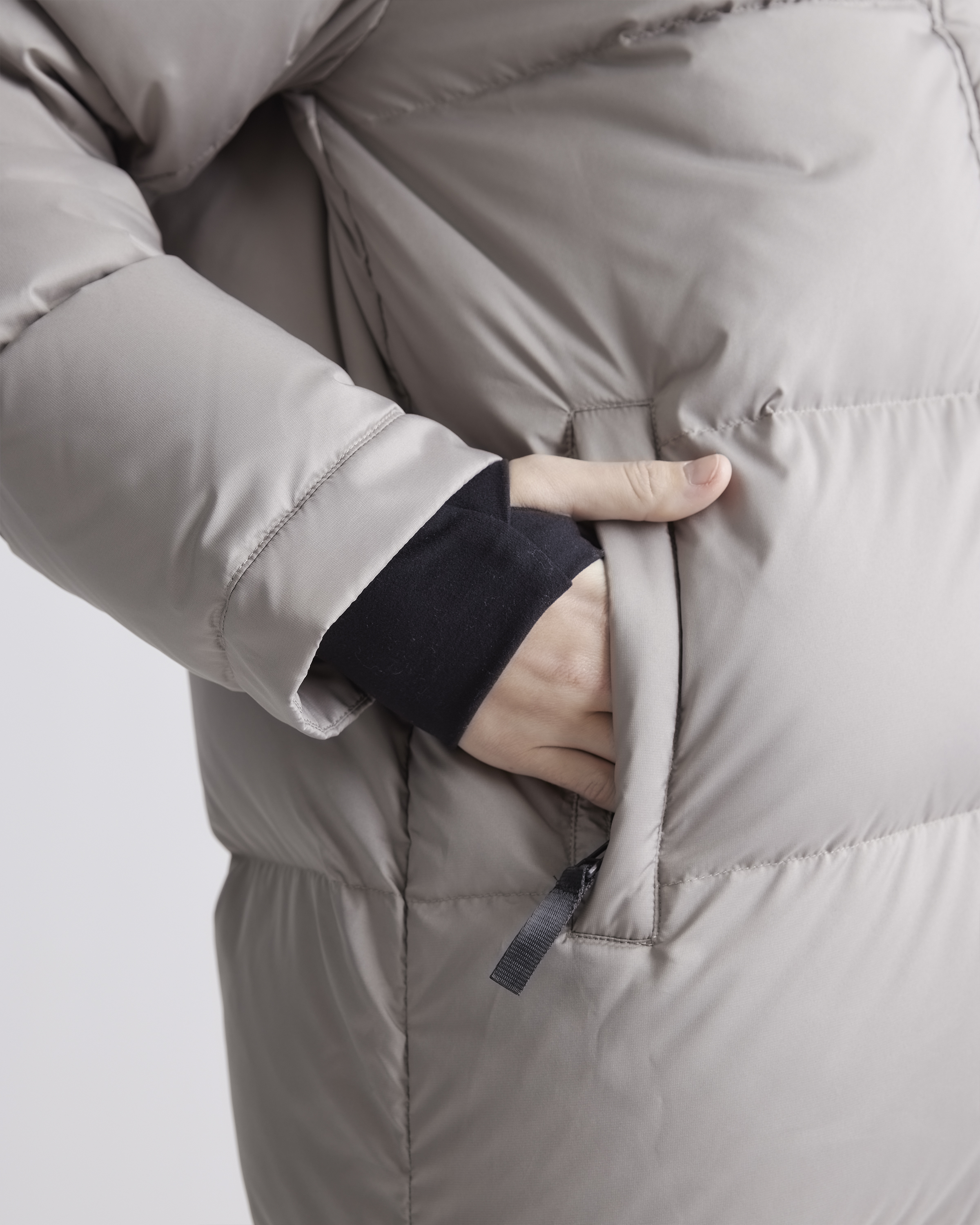 Reversible Puffer Long Coat – MOUSSY