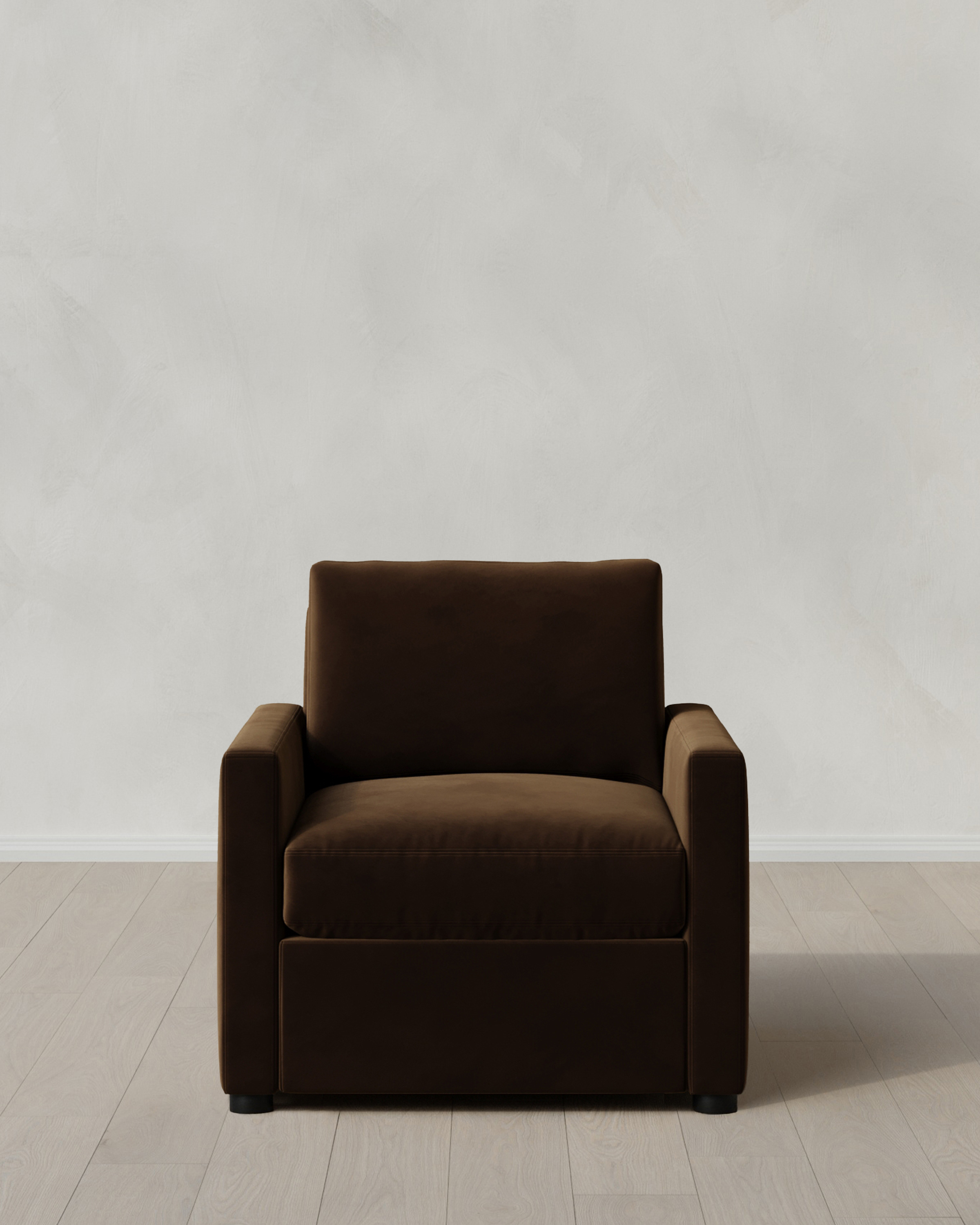 Java Brennan Accent Chair in Performance Velvet