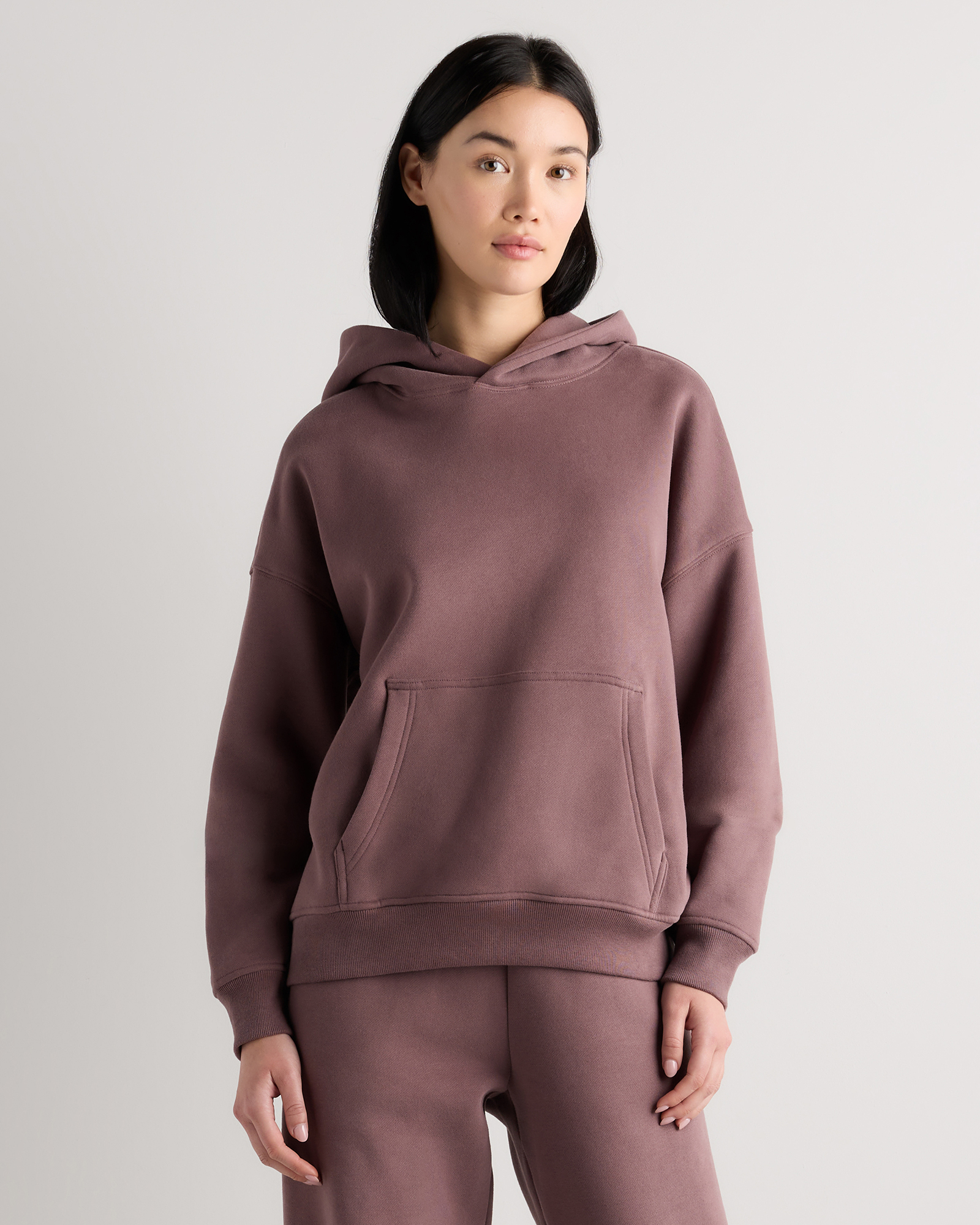 Taupe Brown Everyday Fleece Hoodie