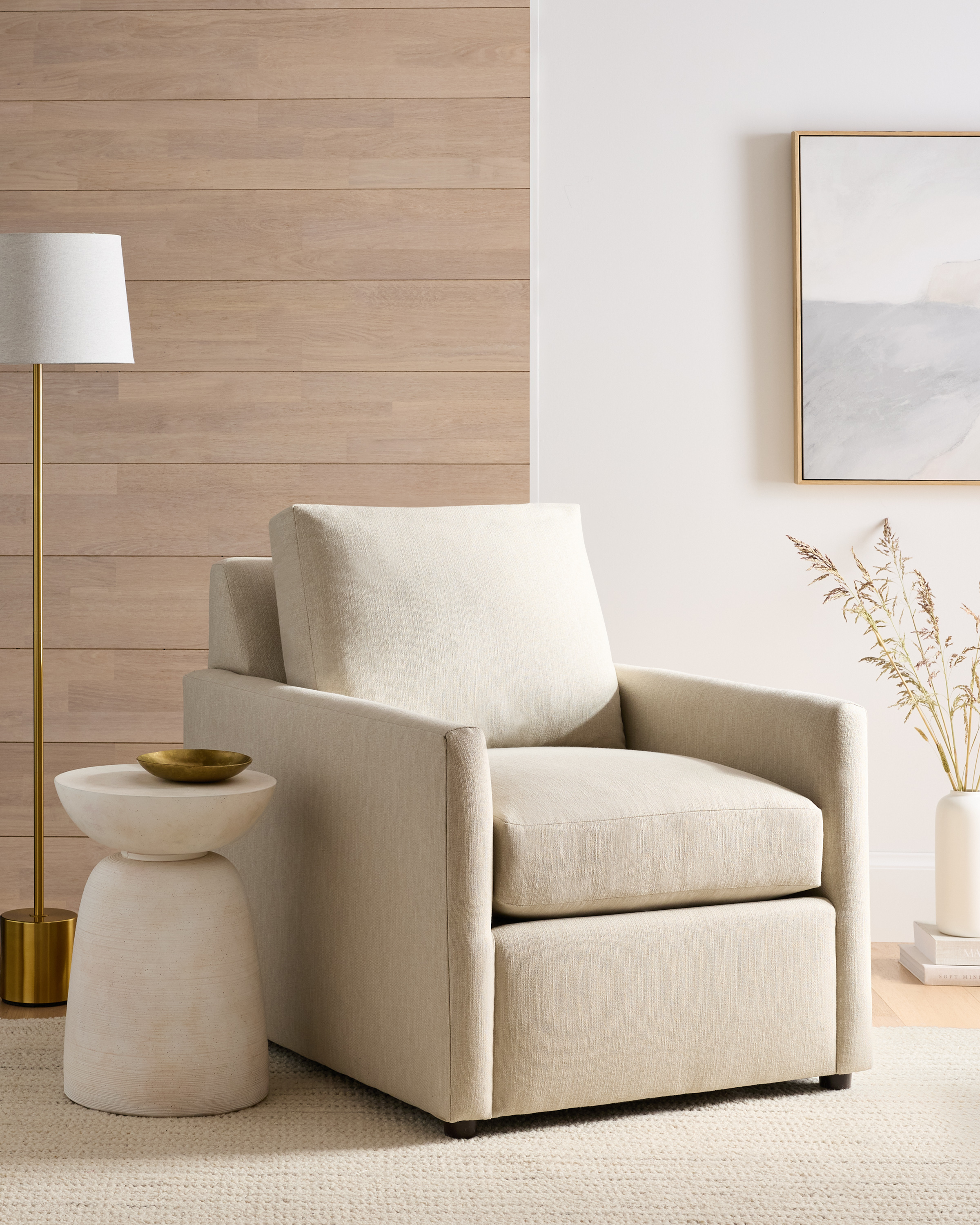 Brennan Performance Basketweave Accent Chair