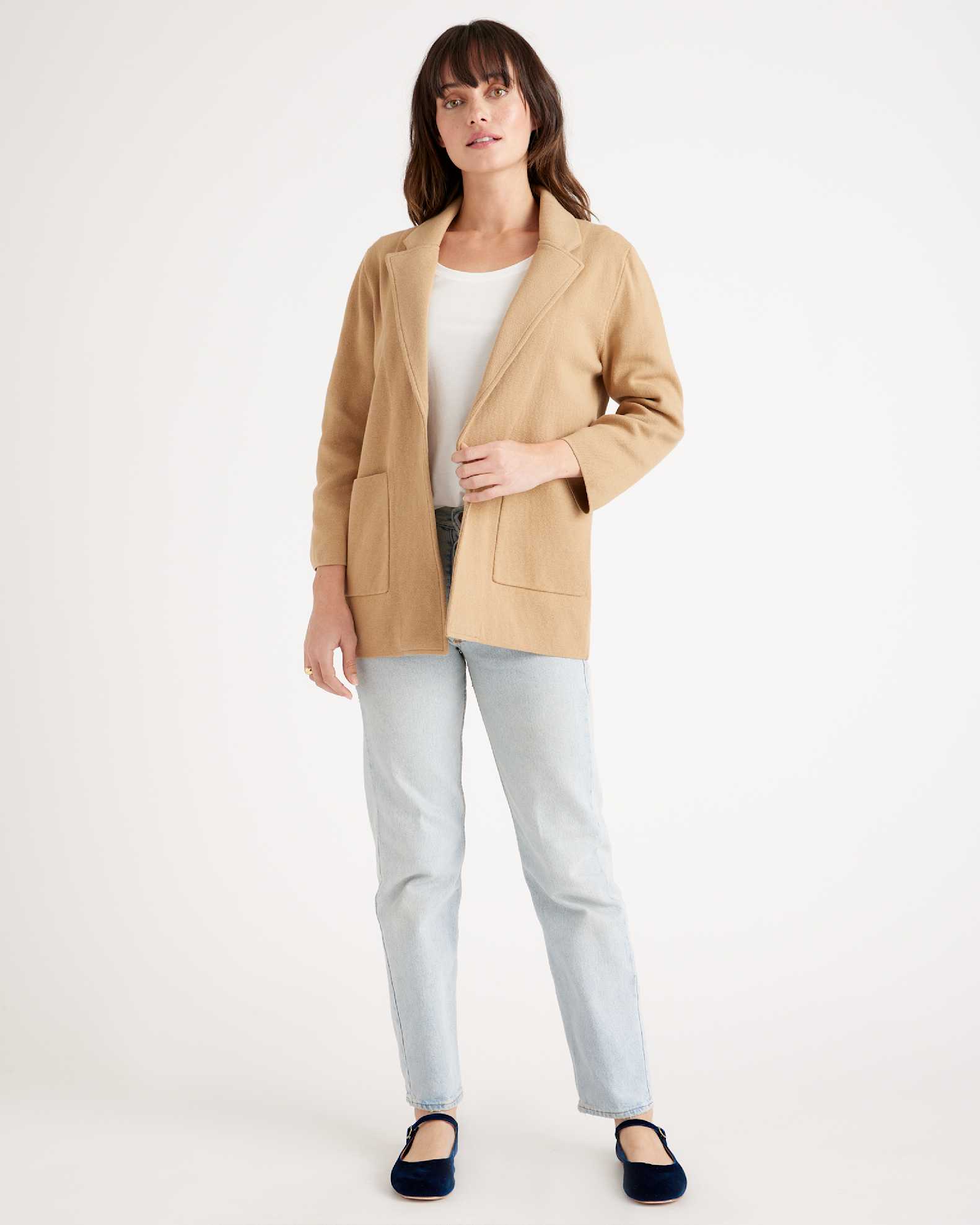 100% Organic Cotton Knit Blazer