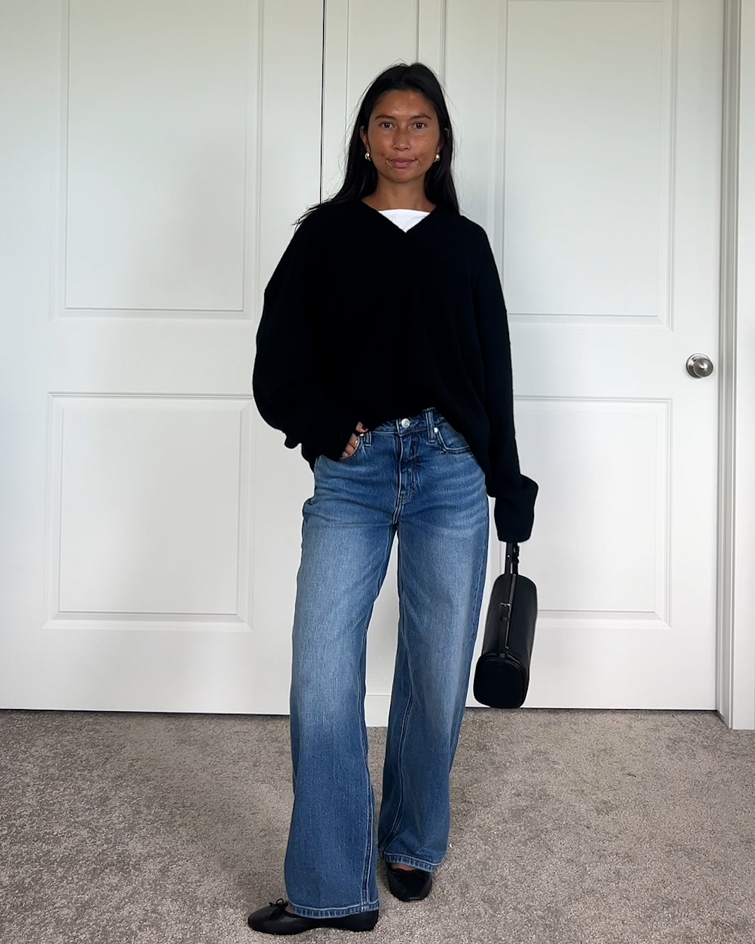 Bella Stretch Barrel Jeans Atlantic Blue Gabby Crays 4x5 Thumbnail