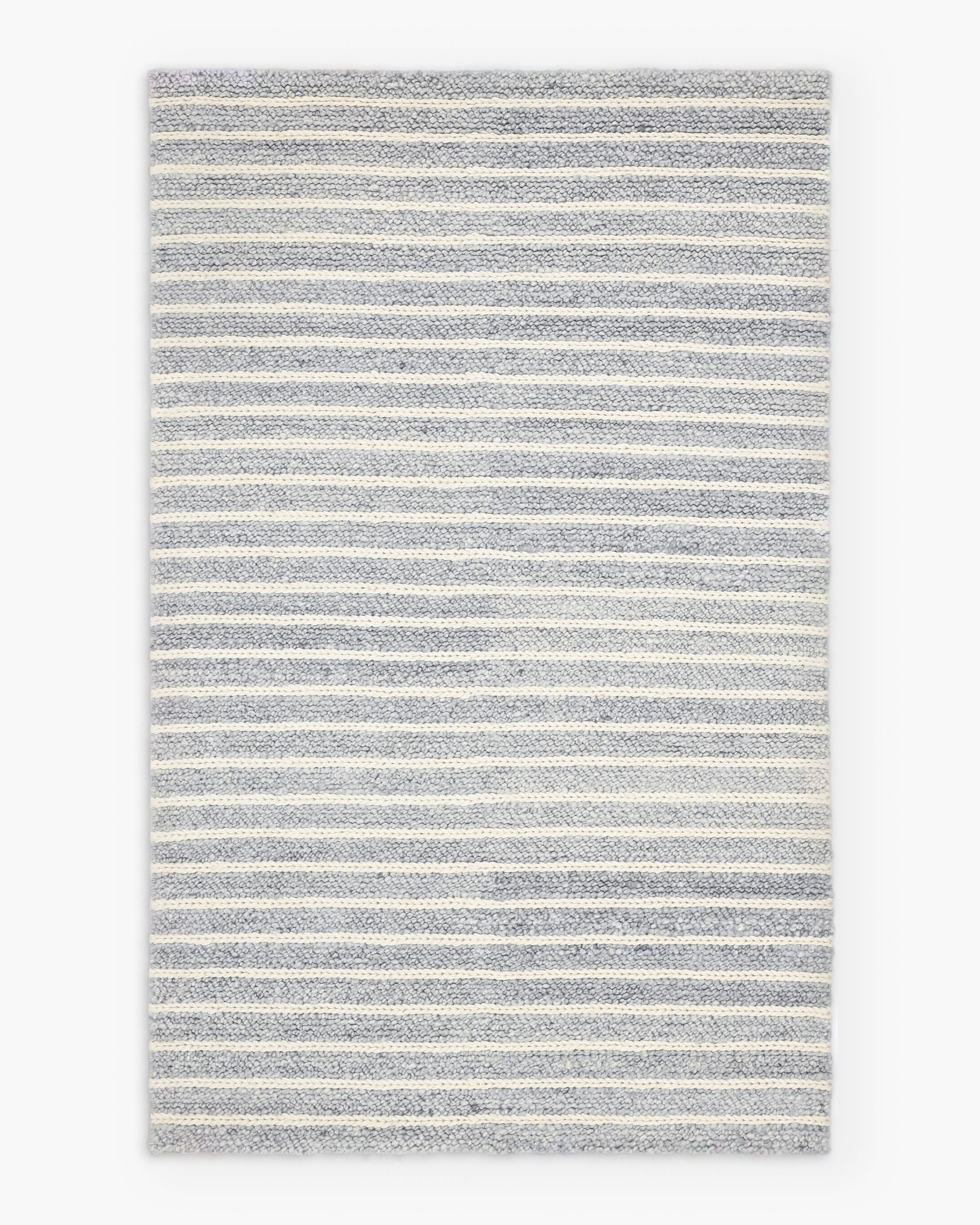 Grey/White Floyd Wool Rug