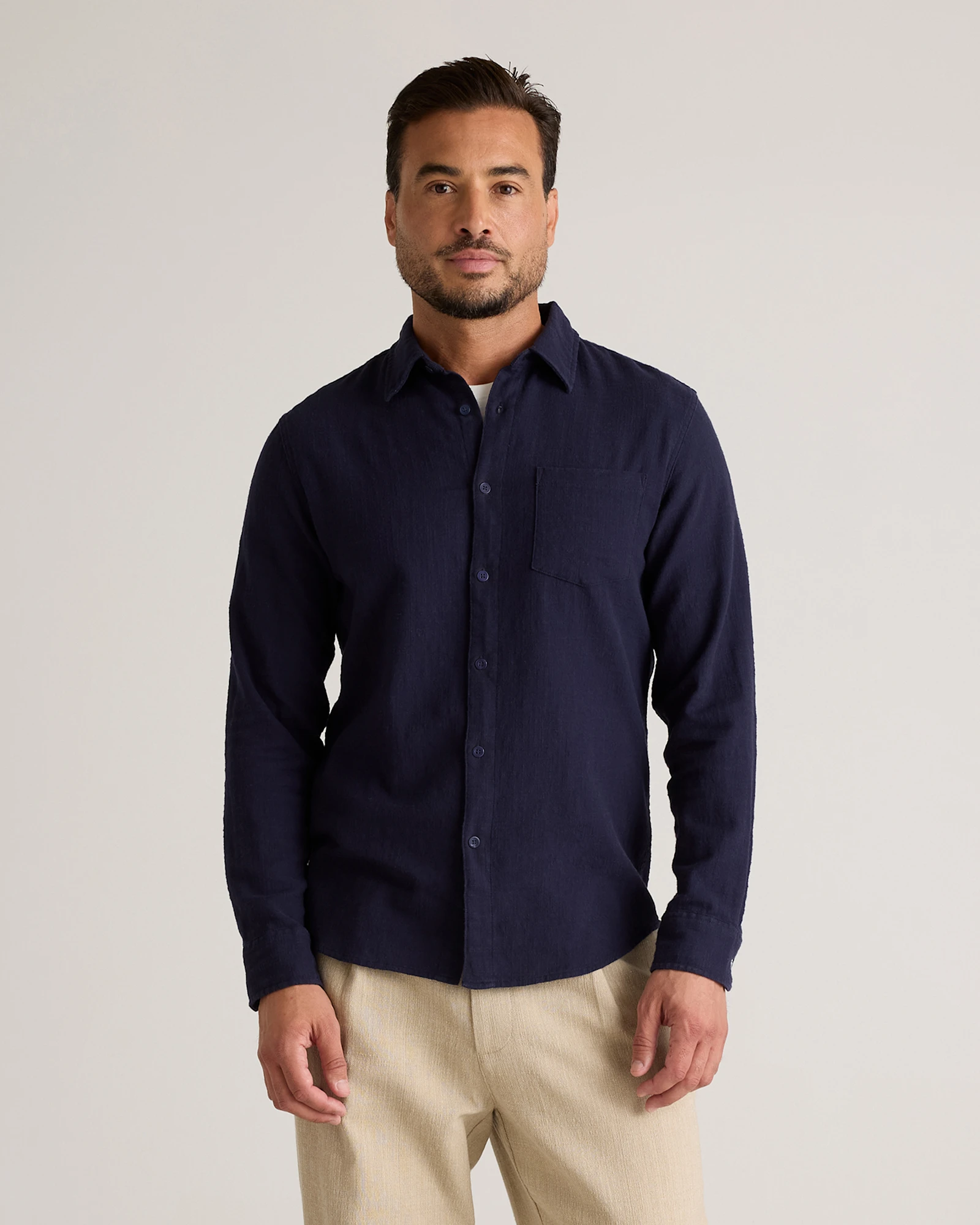 LS Organic Cotton Stretch Selvedge Shirt