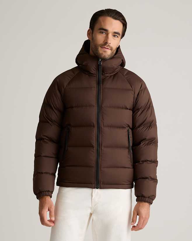 Hot Fudge Responsible Down Puffer Jacket with Hood