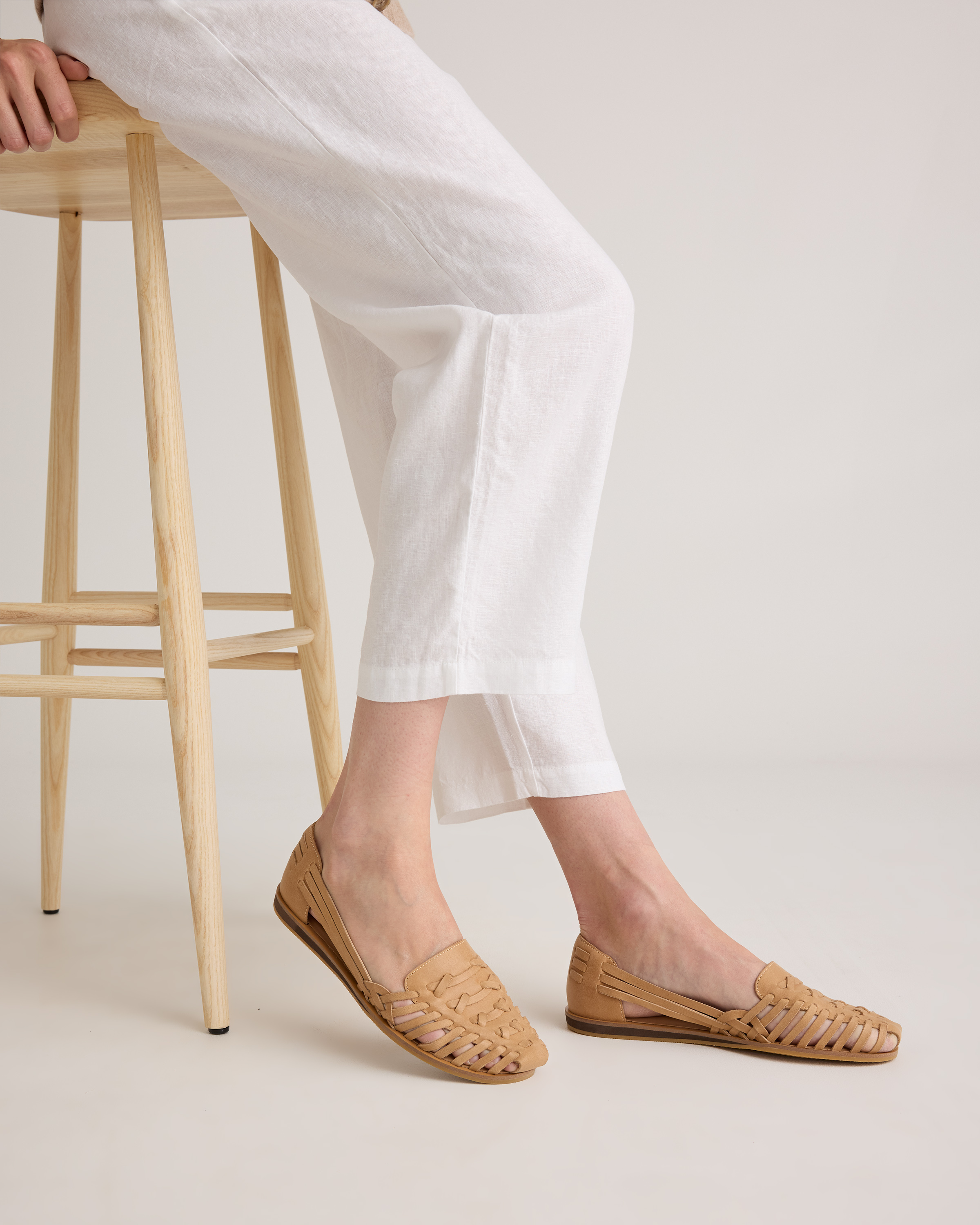 huarache ballet flats